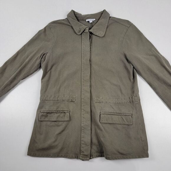 James Perse Argn Cargo Chore Button Up Jacket Womens sz 3 Coat - Picture 3 of 12